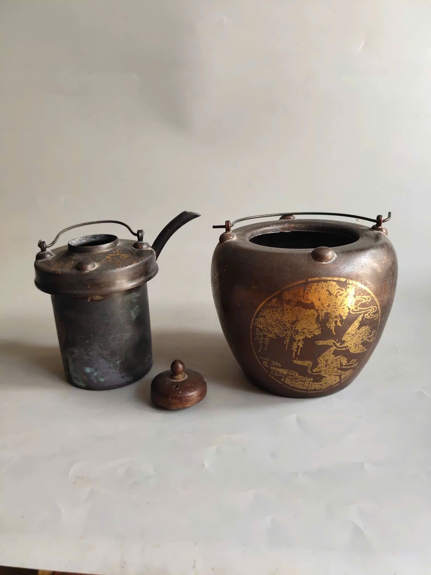  Ấm Đồng Xưa Có Lõi Lọc BKMECN-9538 