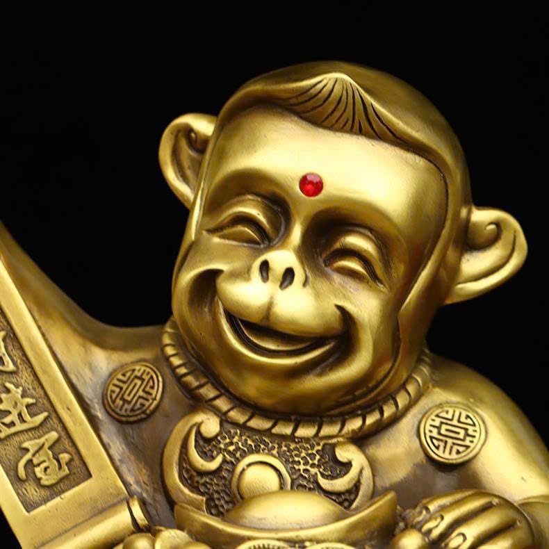  Tượng Khỉ Đồng Tài Lộc BKMECN-9553 