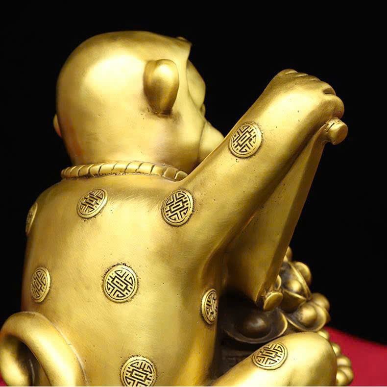  Tượng Khỉ Đồng Tài Lộc BKMECN-9553 