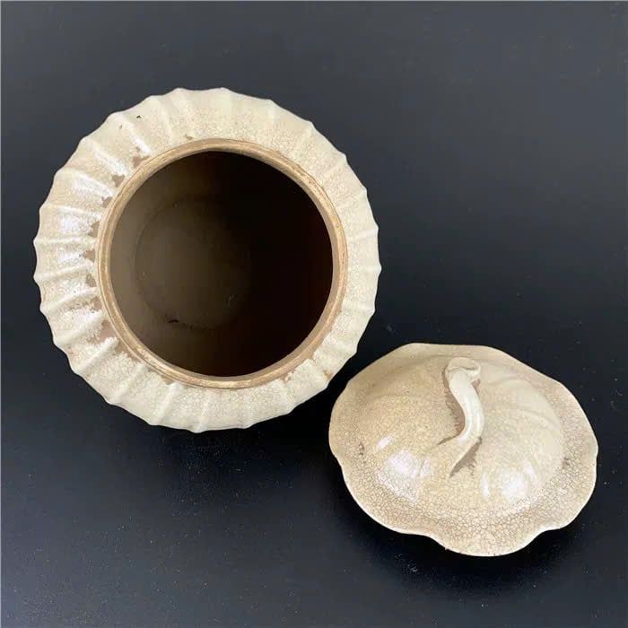  Hũ lá sen men già nung củi sưu tầm BKCECN-9692 