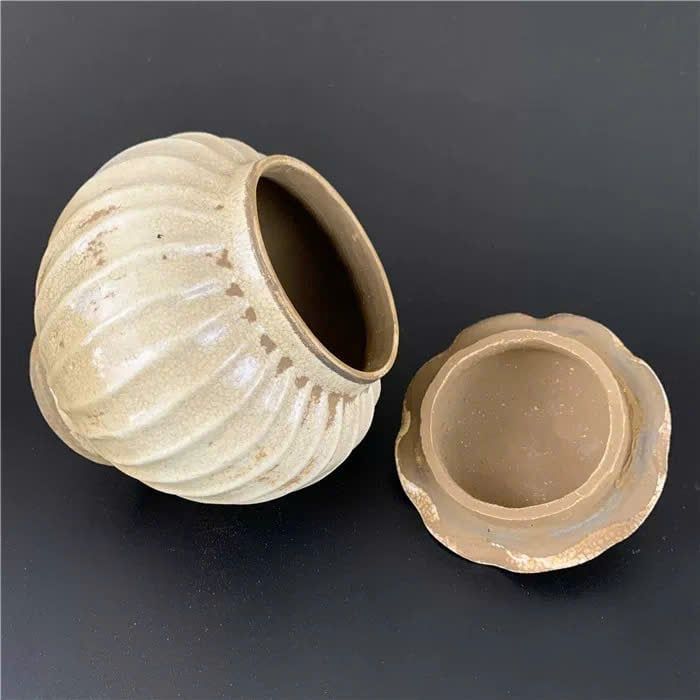  Hũ lá sen men già nung củi sưu tầm BKCECN-9692 