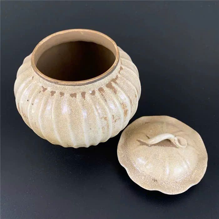  Hũ lá sen men già nung củi sưu tầm BKCECN-9692 