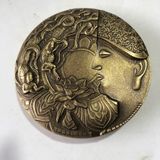  Miếng đồng xưa chạm Phật BKMECN-9543 
