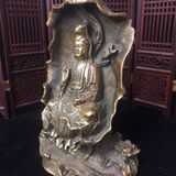  Tượng Phật Quan Âm tọa sen sưu tầm BKMECN-9546 