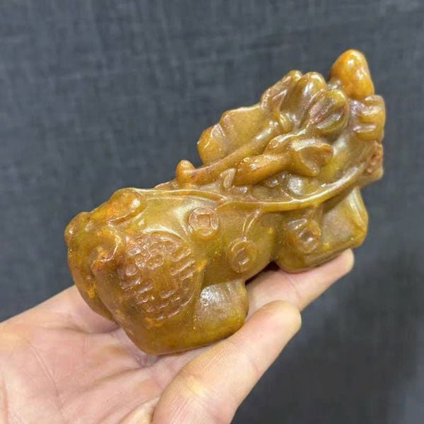  Tượng Tỳ Hưu ngọc xưa sưu tầm BKSTCN-9520 