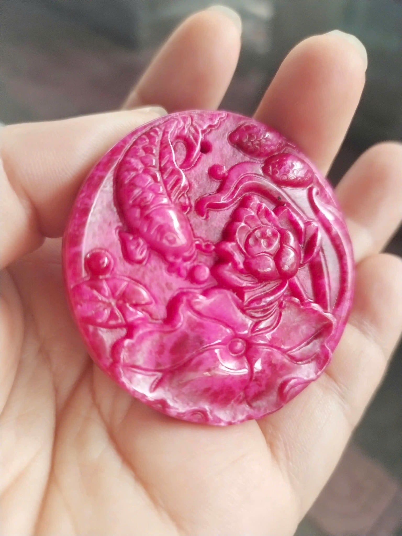  Mặt Ruby sen Cá sưu tầm BKSTCN-9523 