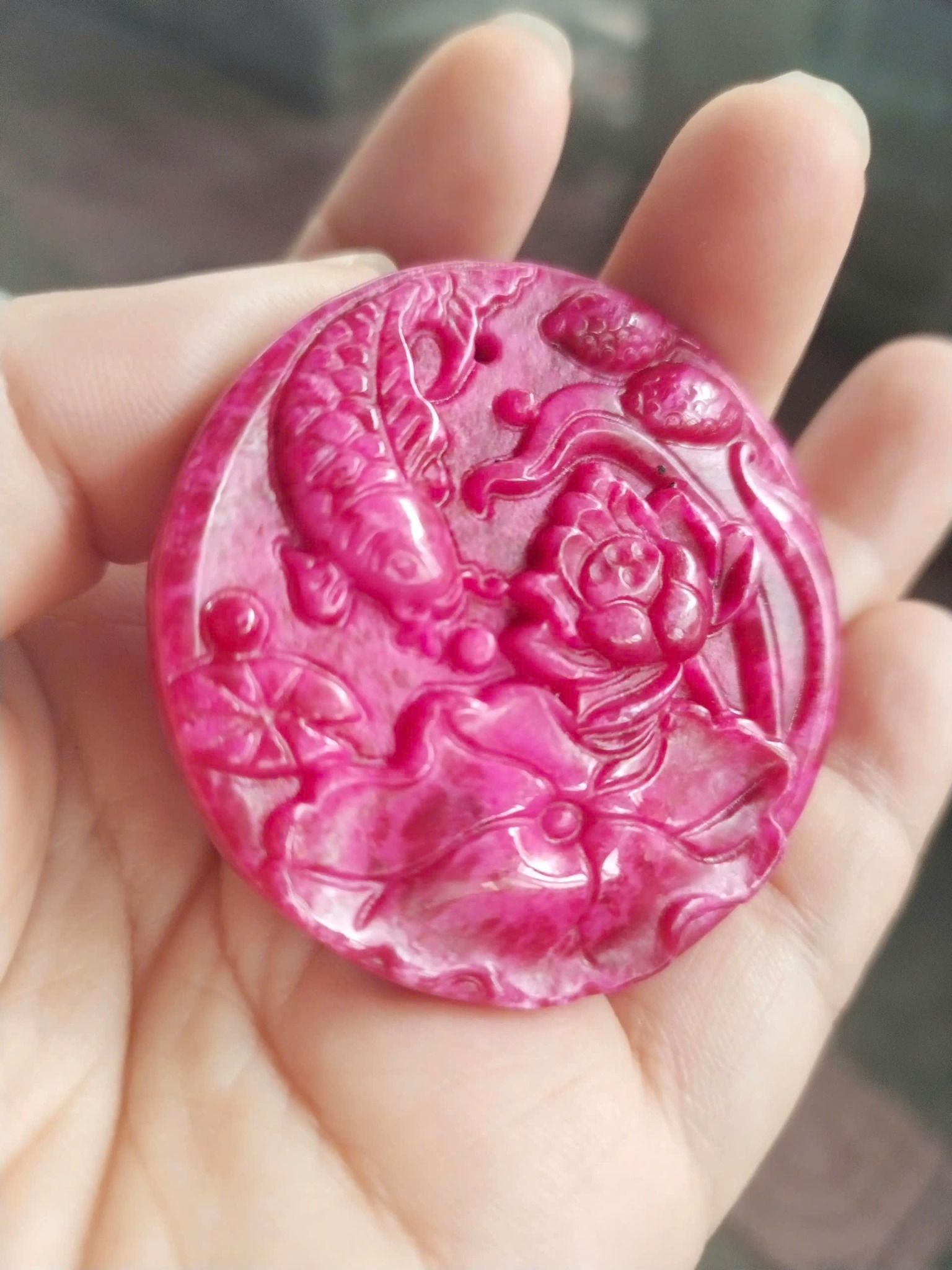  Mặt Ruby sen Cá sưu tầm BKSTCN-9523 