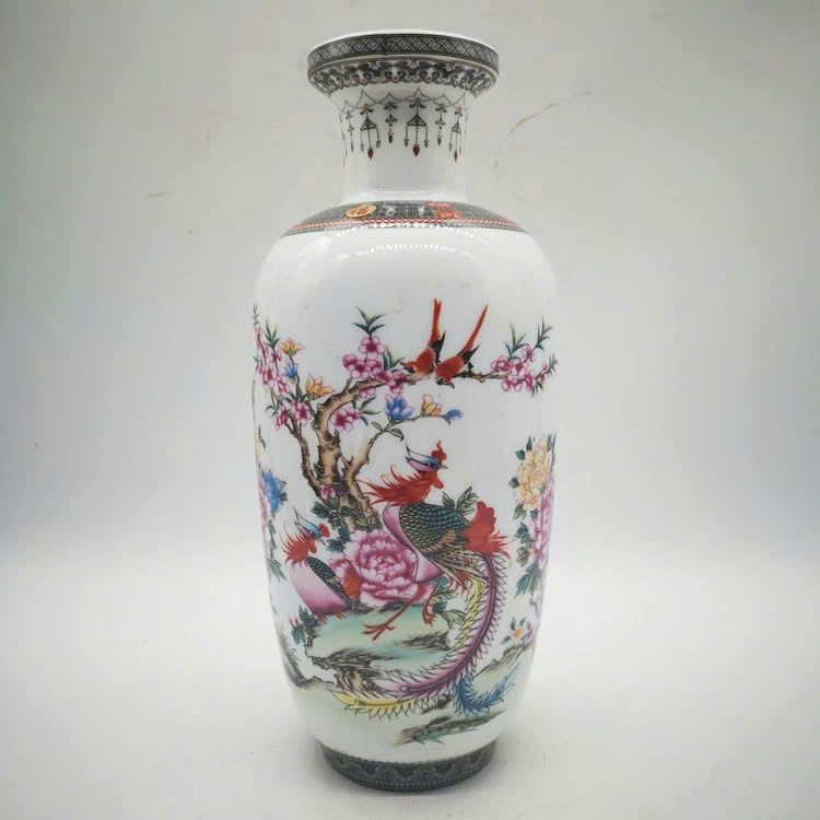  Bình sứ thấu quang hoạ tiết Hoa Điểu BKCECN-9690 