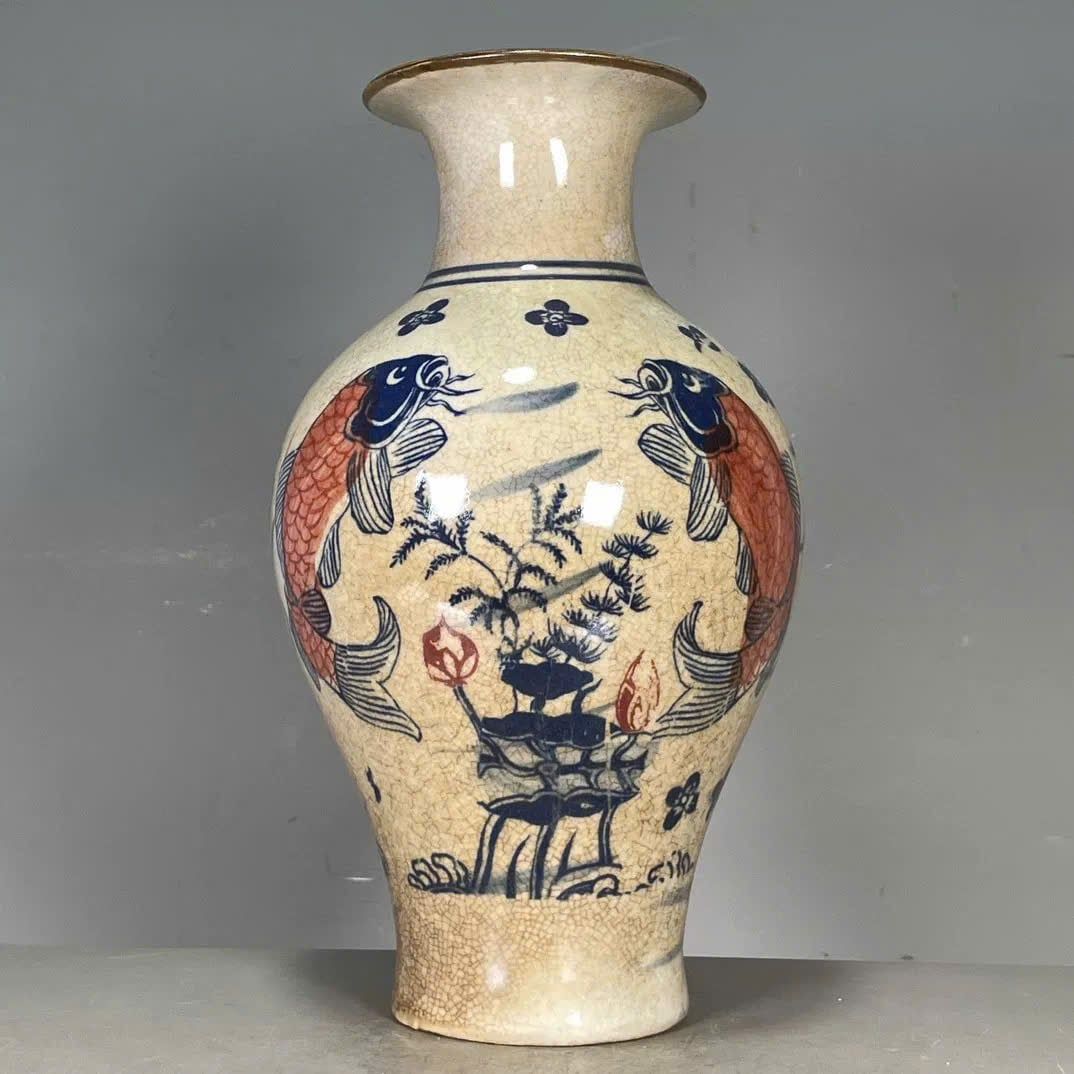  Mai Bình Ngư Tảo men rạn BKCECN-9693 