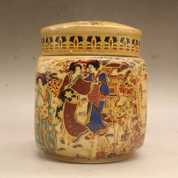  Hũ trà Mỹ Nhân sưu tầm BKCECN-9707 