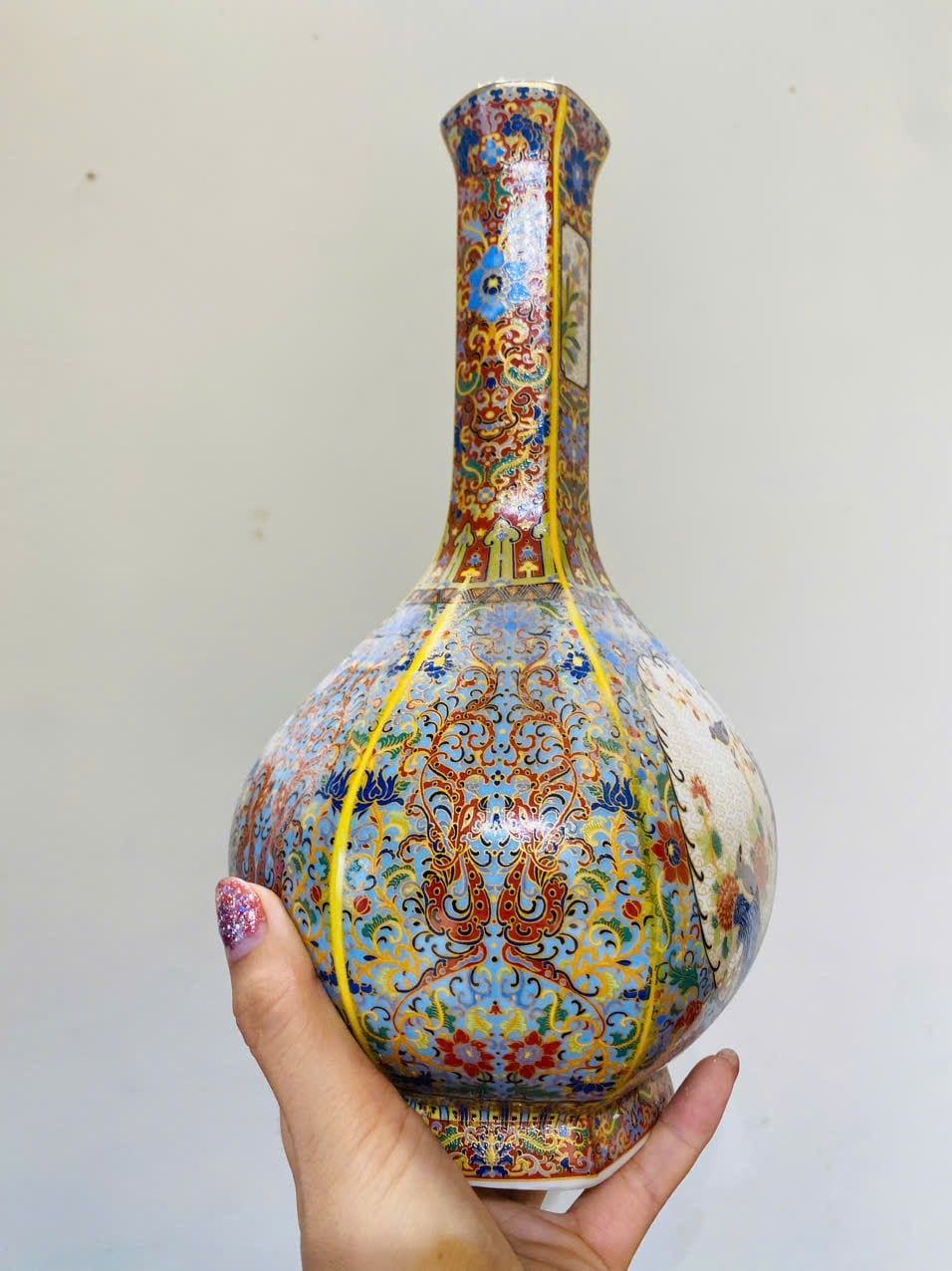  Bình Pháp Lang Hoa điều sưu tầm BKCECN-9722 