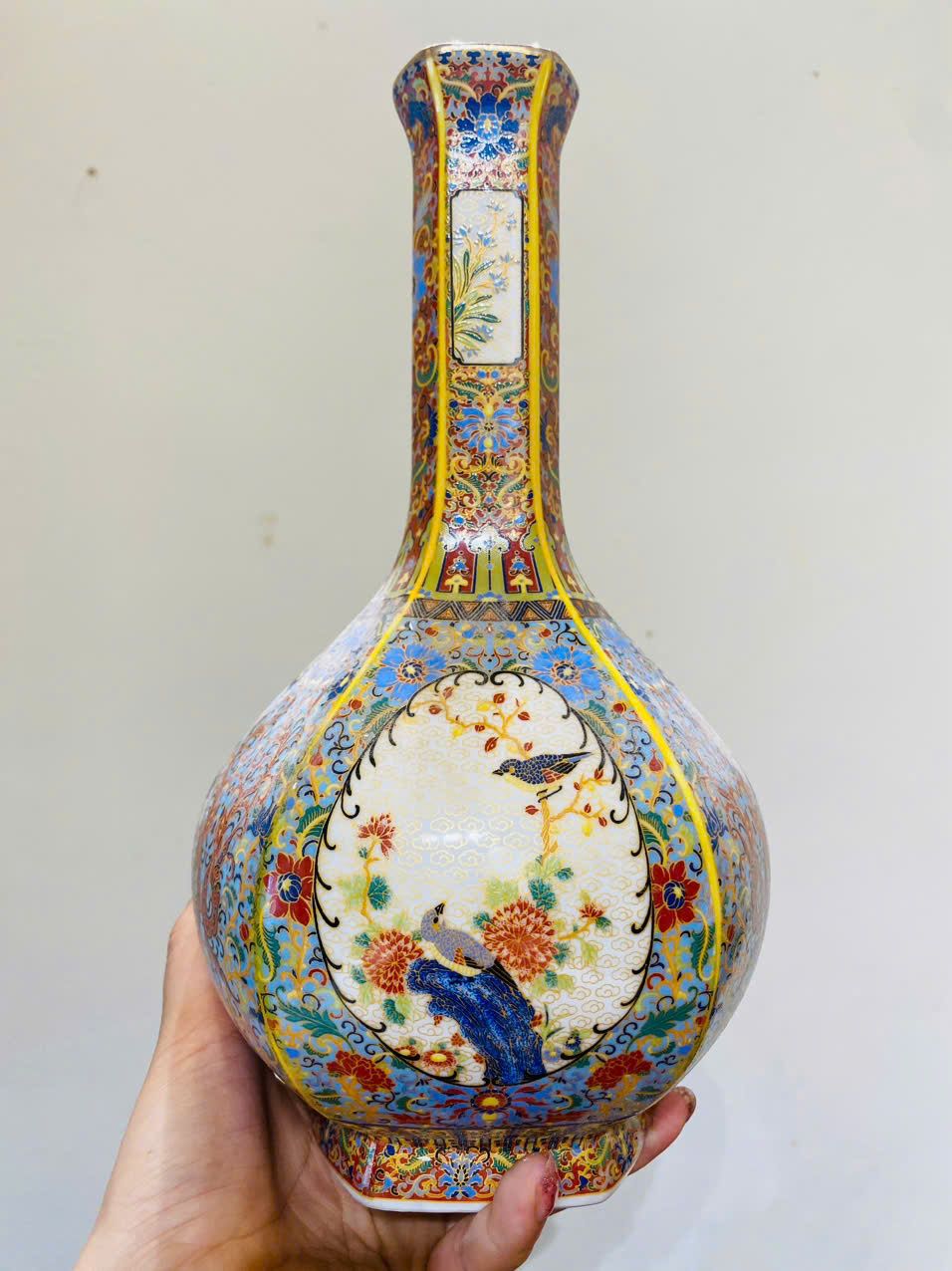  Bình Pháp Lang Hoa điều sưu tầm BKCECN-9722 