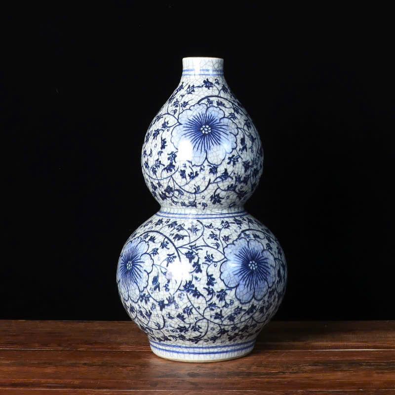  Bình sưu tầm Hoạ Hoa Dây cổ kín thân BKCECN-9709 