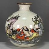  Bình họa tiết Bát Tiên Quá Hải sưu tầm BKCECN-9711 