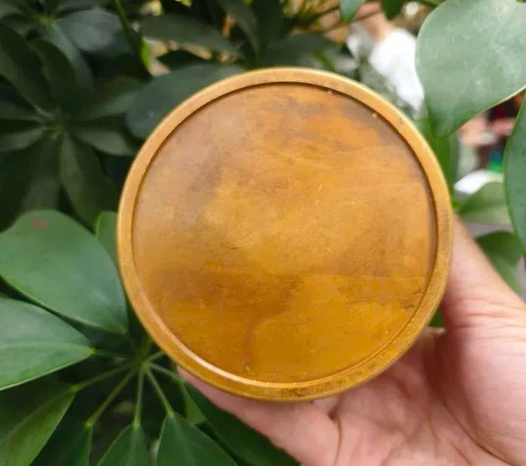  Hũ trà đồng vàng Tứ Quý BKMECN-9553 