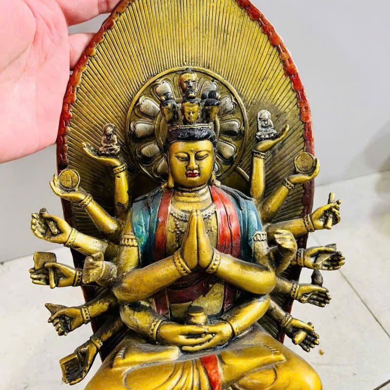  Tượng Phật Thiên Thủ đồng BKMECN-9557 