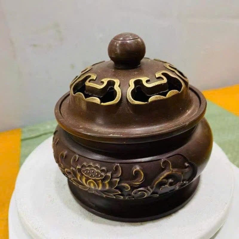  Lư hương đồng đúc nguyên khối BKMECN-9558 