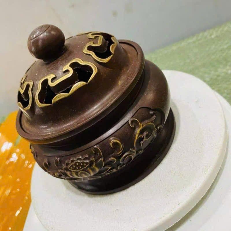  Lư hương đồng đúc nguyên khối BKMECN-9558 