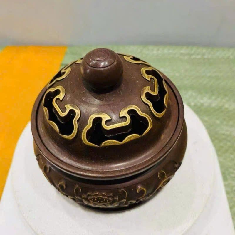  Lư hương đồng đúc nguyên khối BKMECN-9558 