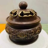  Lư hương đồng đúc nguyên khối BKMECN-9558 