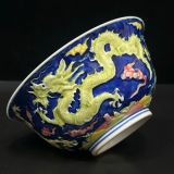  Bát gốm họa phẩm Rồng kín thân BKCECN-9722 