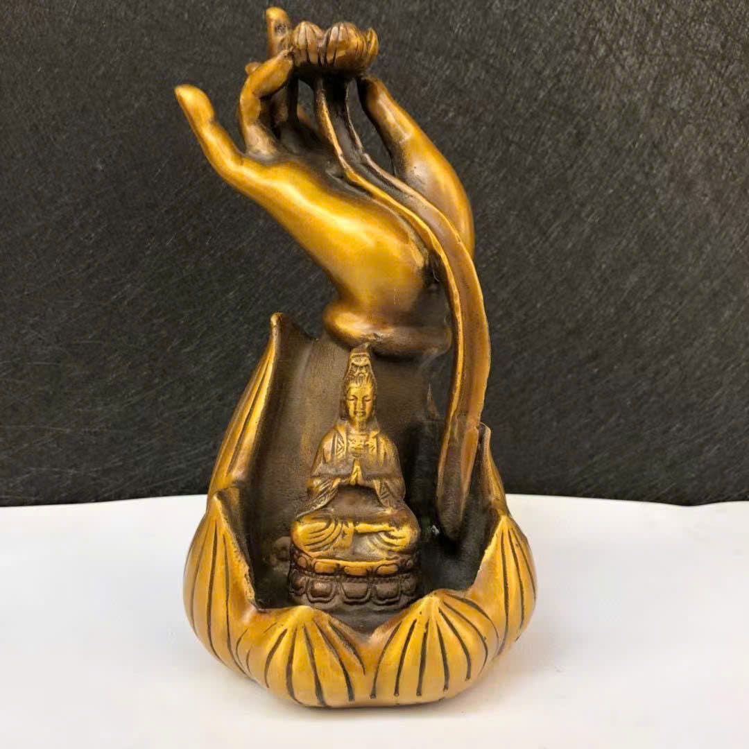  Xông trầm Sen Phật đồng BKMECN-9560 