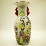  Bình hoa tai đôi hình Điêu Thuyền bái nguyệt BKCECN-9733 