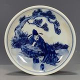  Đĩa sưu tầm chân cao Lý Bạch say rượu BKCECN-9740 