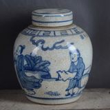  Hũ trà xưa cốt men già sưu tầm BKCECN-9743 