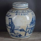  Hũ trà xưa cốt men già sưu tầm BKCECN-9743 