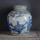  Hũ trà xưa cốt men già sưu tầm BKCECN-9743 