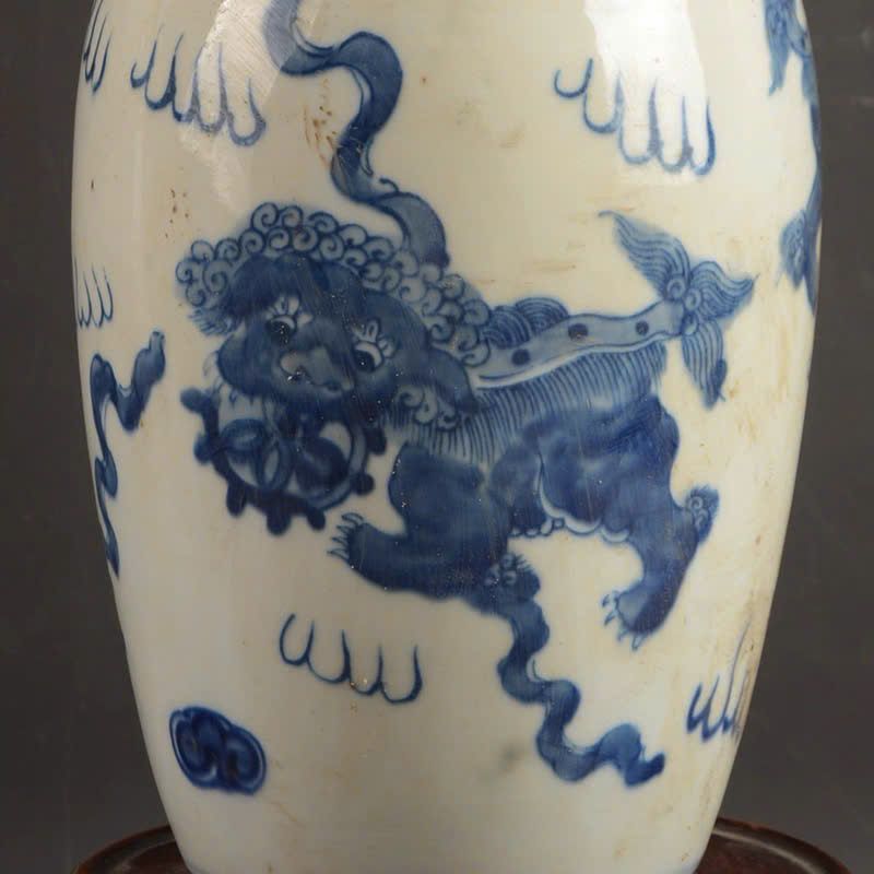  Hũ gốm sưu tầm hoả kỳ lân xưa sưu tầm BKCECN-9744 