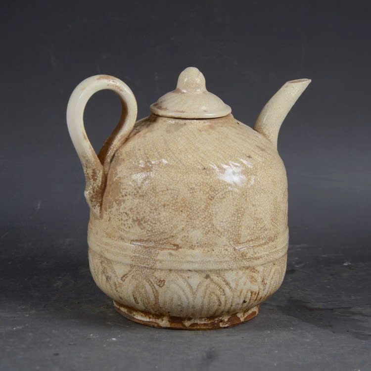  Ấm trà sứ trắng sưu tầm BKCECN-9745 