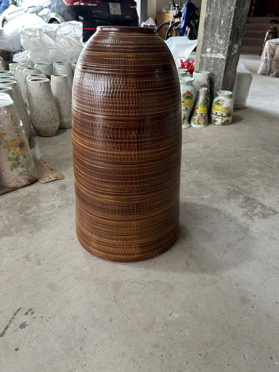  Chuông cắm hoa đào Bát Tràng BKCECN-9739 