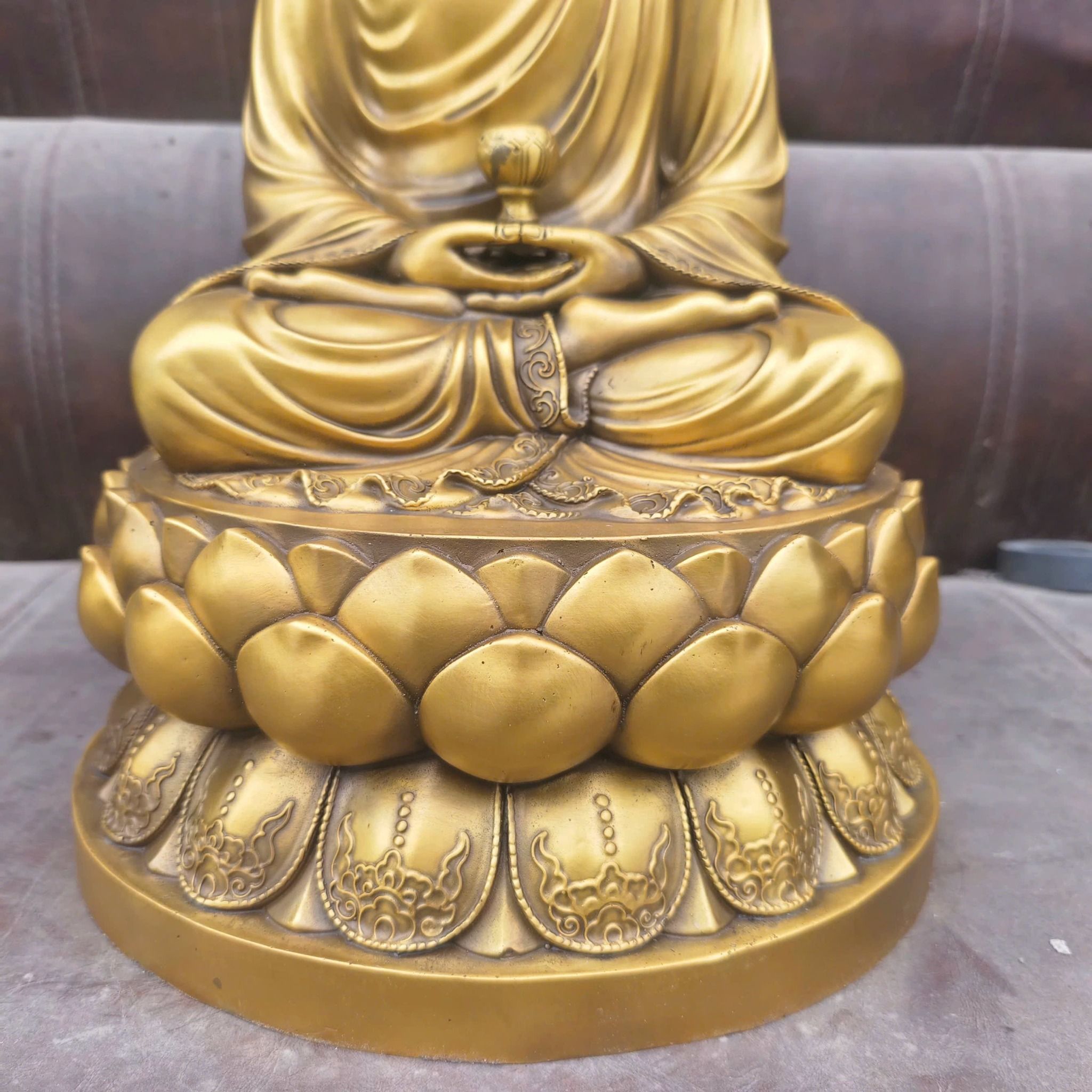  Tượng Phật đồng vàng BKMECN-9563 