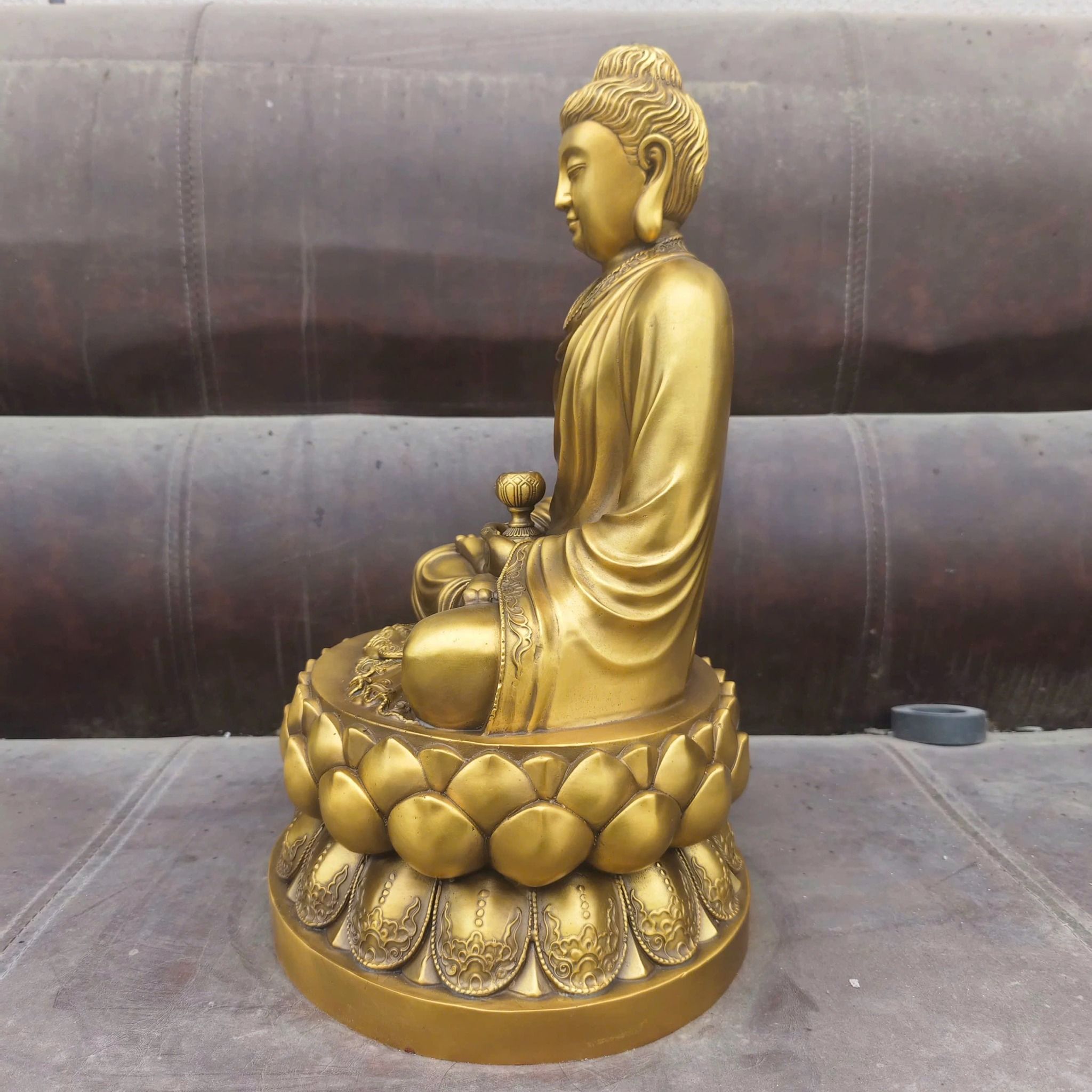  Tượng Phật đồng vàng BKMECN-9563 