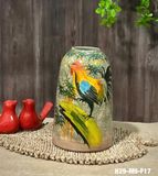  Bình gốm cắm hoa dáng chuông Bát Tràng BKCECN-10165 