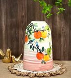  Bình gốm cắm hoa dáng chuông vẽ tay BKCECN-9914 