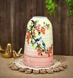  Bình gốm cắm hoa dáng chuông vẽ tay BKCECN-10166 