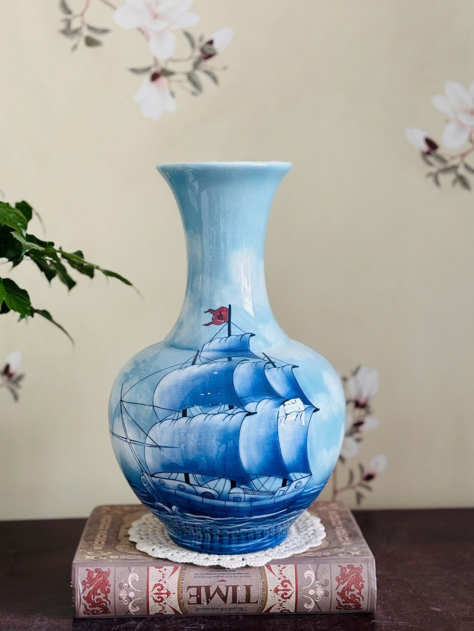  Lọ tỏi hoạ tiết Thuận Buồm Xuôi Gió BKCECN-9908 