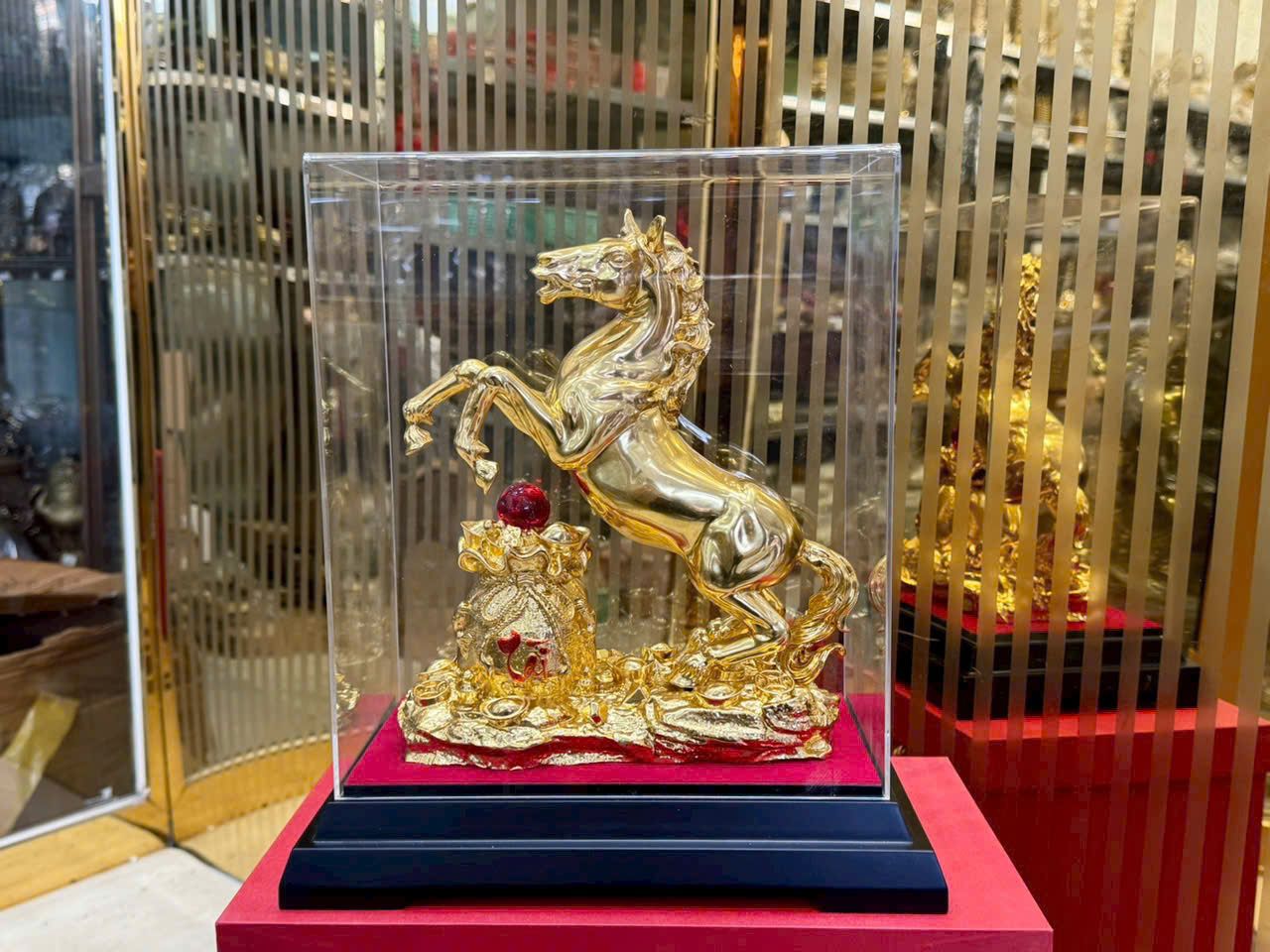  Ngựa Đồng Túi Tiền Tài Lộc BKMECN-9697 