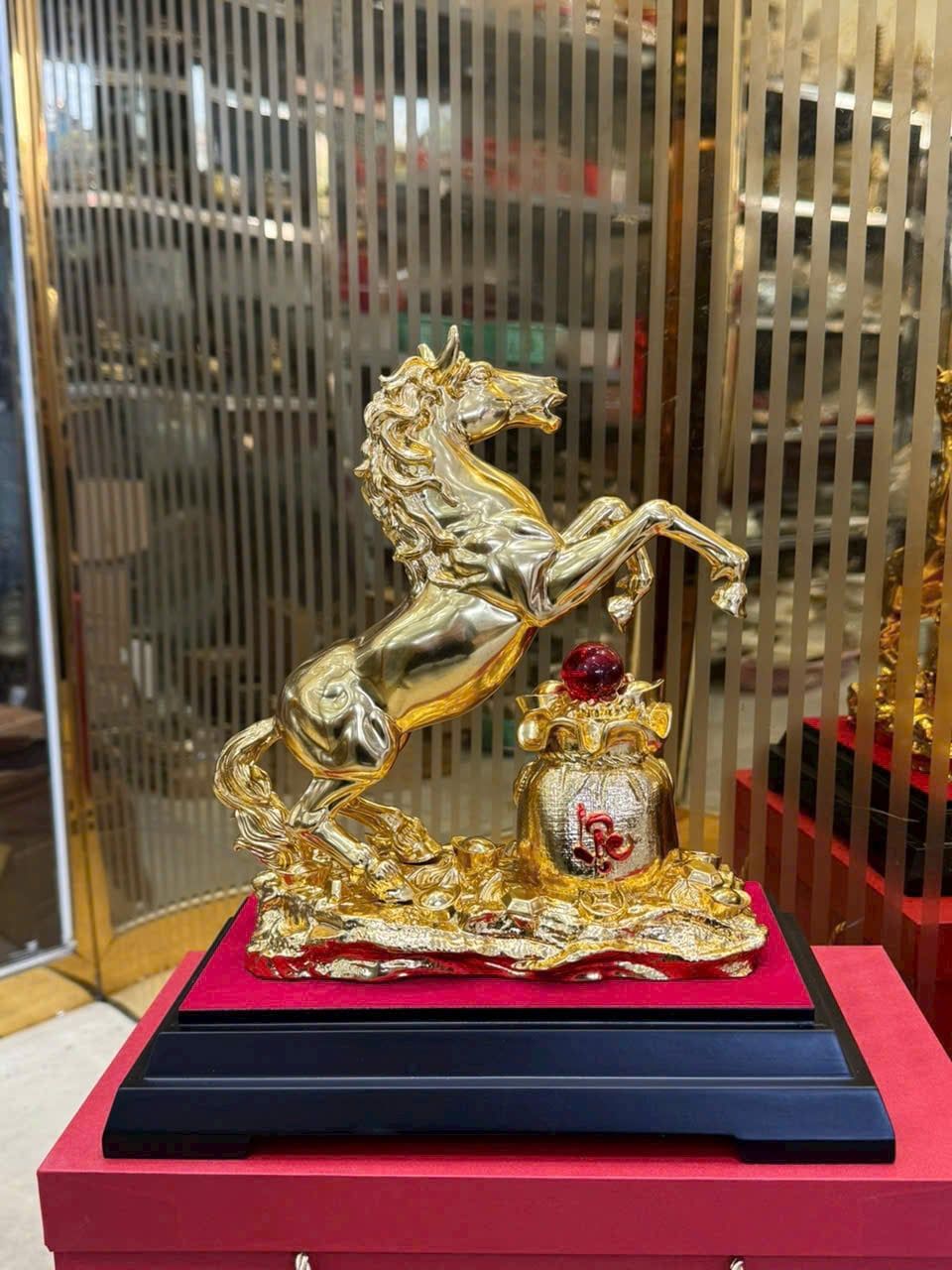  Ngựa Đồng Túi Tiền Tài Lộc BKMECN-9697 