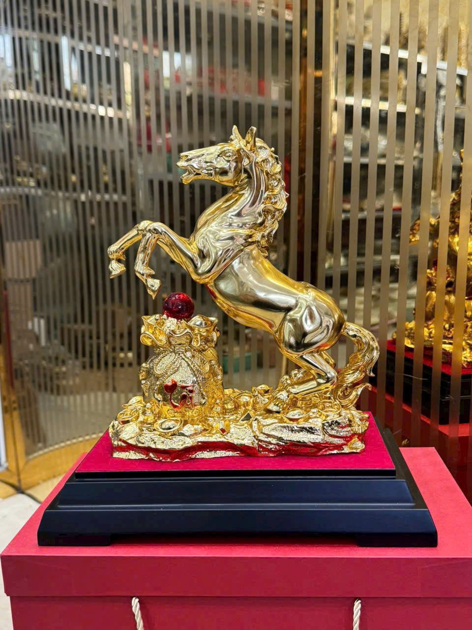  Ngựa Đồng Túi Tiền Tài Lộc BKMECN-9697 