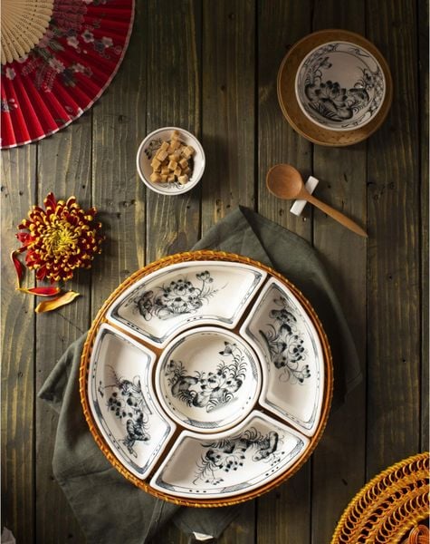  Khay đựng bánh kẹo Tết BKCECN-9774 