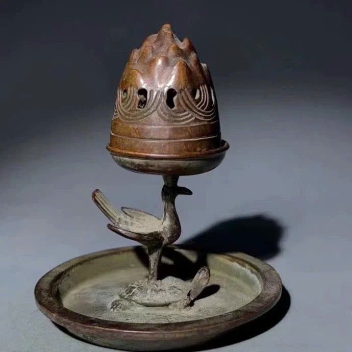  Lư Hạc cưỡi Long Quy đồng cũ BKMECN-9576 