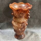  Bình hoa ngọc nguyên khối ngọc cũ sưu tầm BKSTCN-9533 