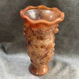  Bình hoa ngọc nguyên khối ngọc cũ sưu tầm BKSTCN-9533 