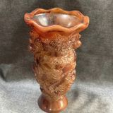  Bình hoa ngọc nguyên khối ngọc cũ sưu tầm BKSTCN-9533 