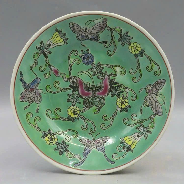  Đĩa thưởng men xanh đồ sưu tầm BKSTCN-9534 