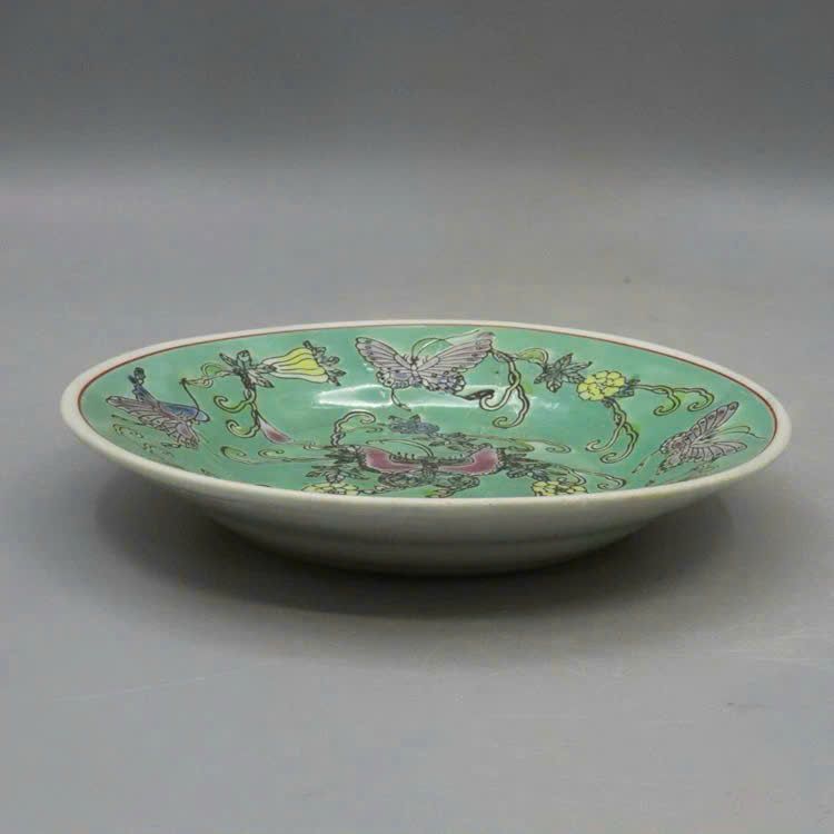  Đĩa thưởng men xanh đồ sưu tầm BKSTCN-9534 